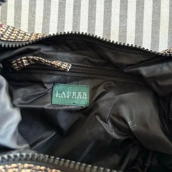 Lauren Ralph Lauren Houndstooth Shoulder Bag - Picture 5 of 5